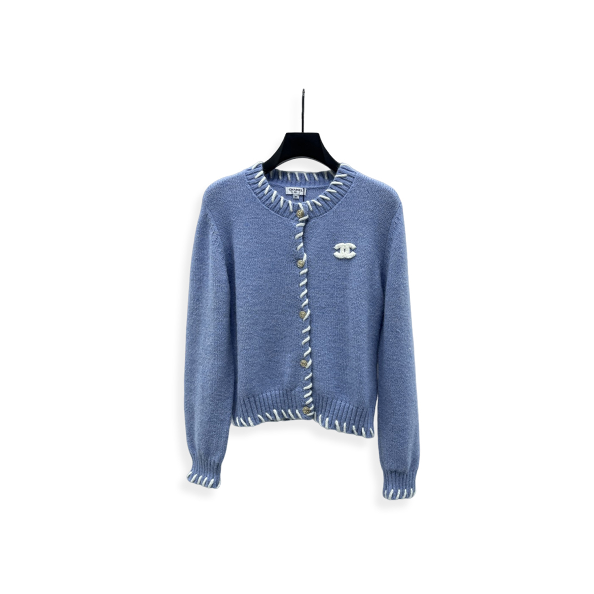 Ch**el crew neck cardigan